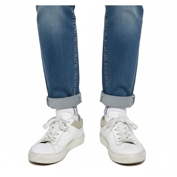 KOIO Other - KOIO Shoes Mens EU42 US 9 Capri Low Top White Gray Leather Suede Sneakers